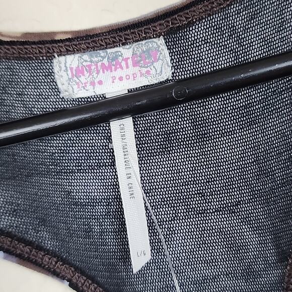 NWT Free People Boho Chevron Cutout Large Mini Dress - Picture 4 of 6